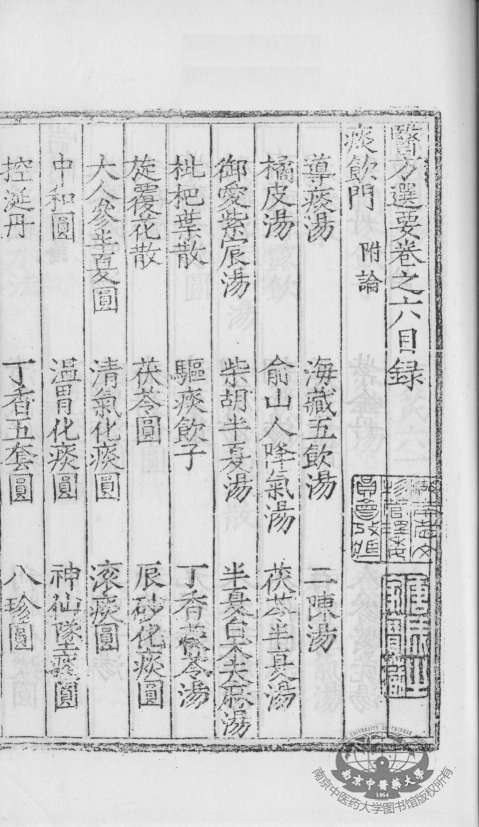 医方选要  卷6